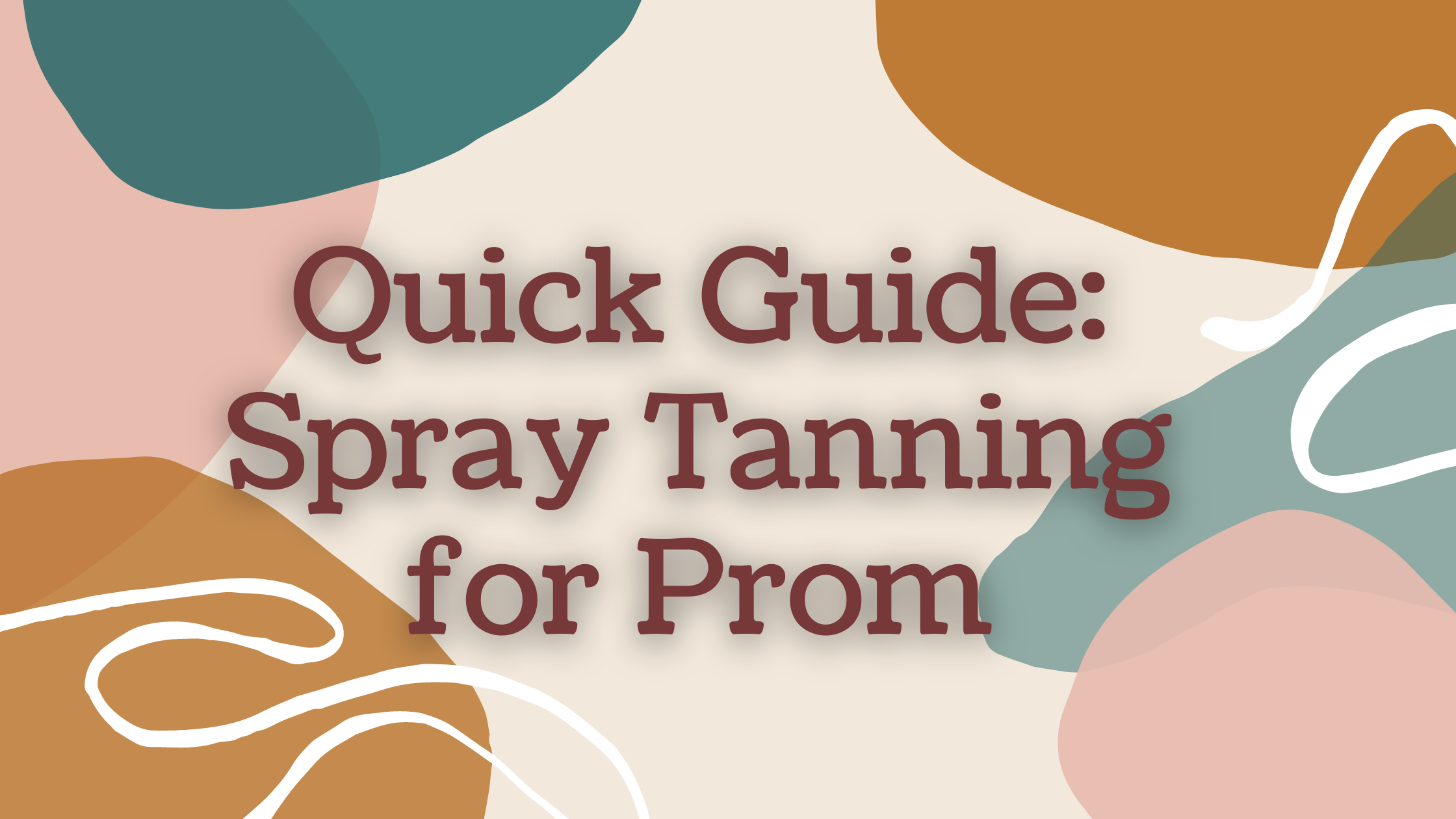 spray tanning prom
